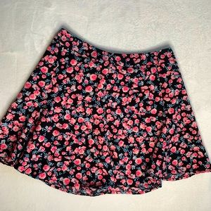 Divided Floral Skirt